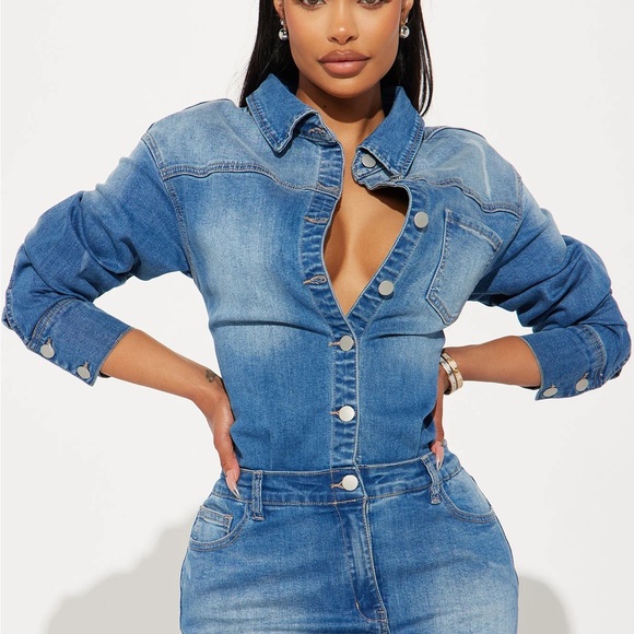 Fashion Nova Dresses & Skirts - Denim Mini Dress